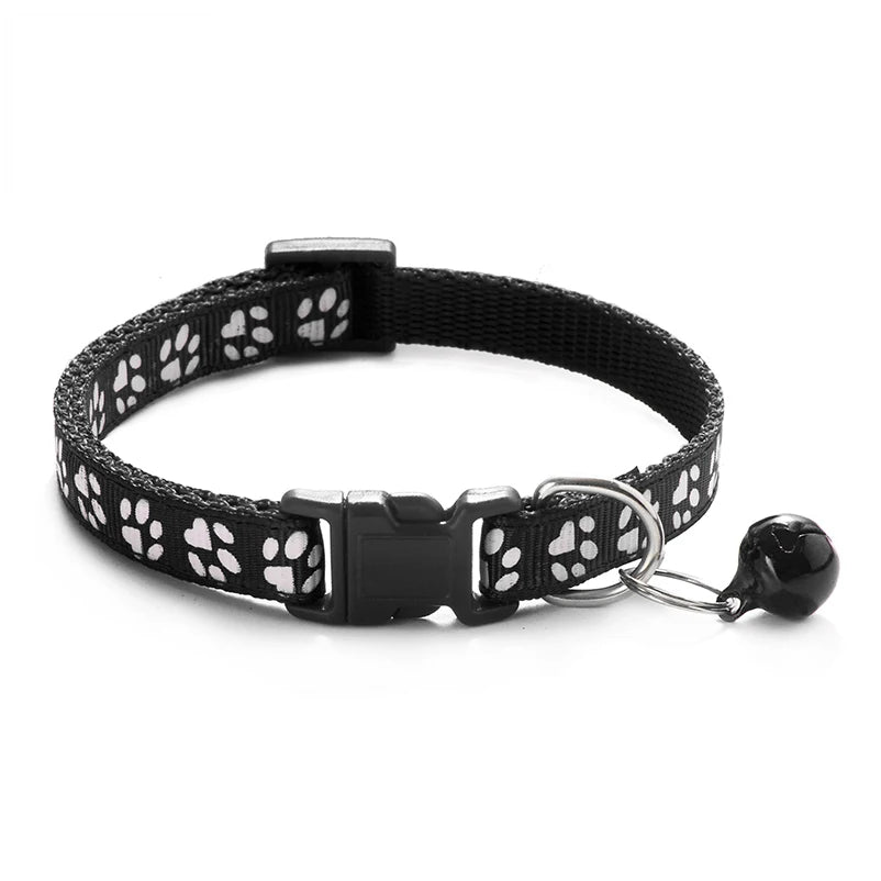 Pawfectly “Jingle & Paws” Cat & Dog Collar with Bell – Multi-Colour Rope Design 🐾🔔