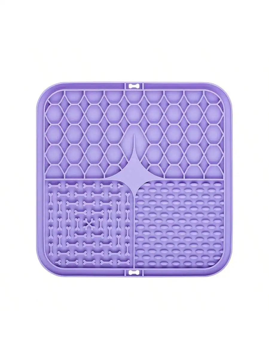 Pawfectly Slow-Lick Silicone Feeding Plate with Suction Base 🐾🍽️