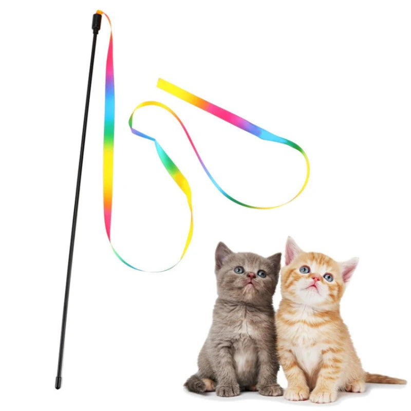 Pawfectly Rainbow Strip Teaser Wand for Cats & Dogs ๐พ๐