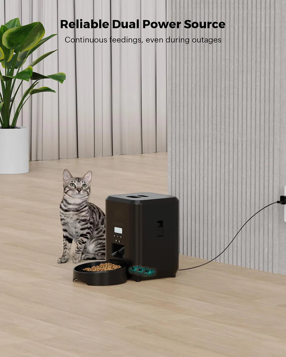 Pawfectly Smart Pet Feeder — Automatic, Timed & Precise Feeding for Cats & Dogs 🐾⏲️