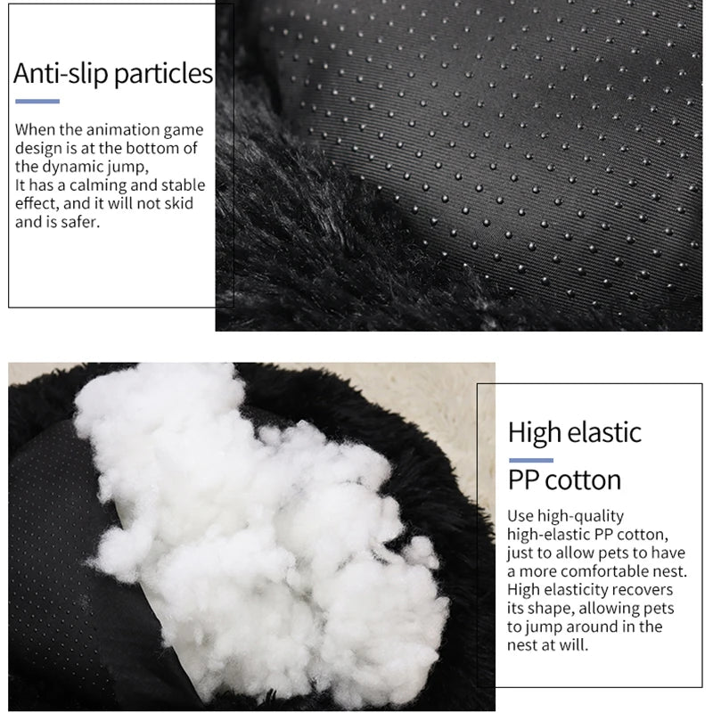 Pawfectly Super-Soft Plush Donut Bed for Cats & Small Dogs πΎπ