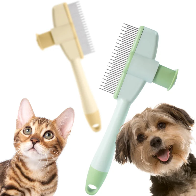 Pawfectly Open-Knot Grooming Brush for Cats & Dogs 🐾🖐