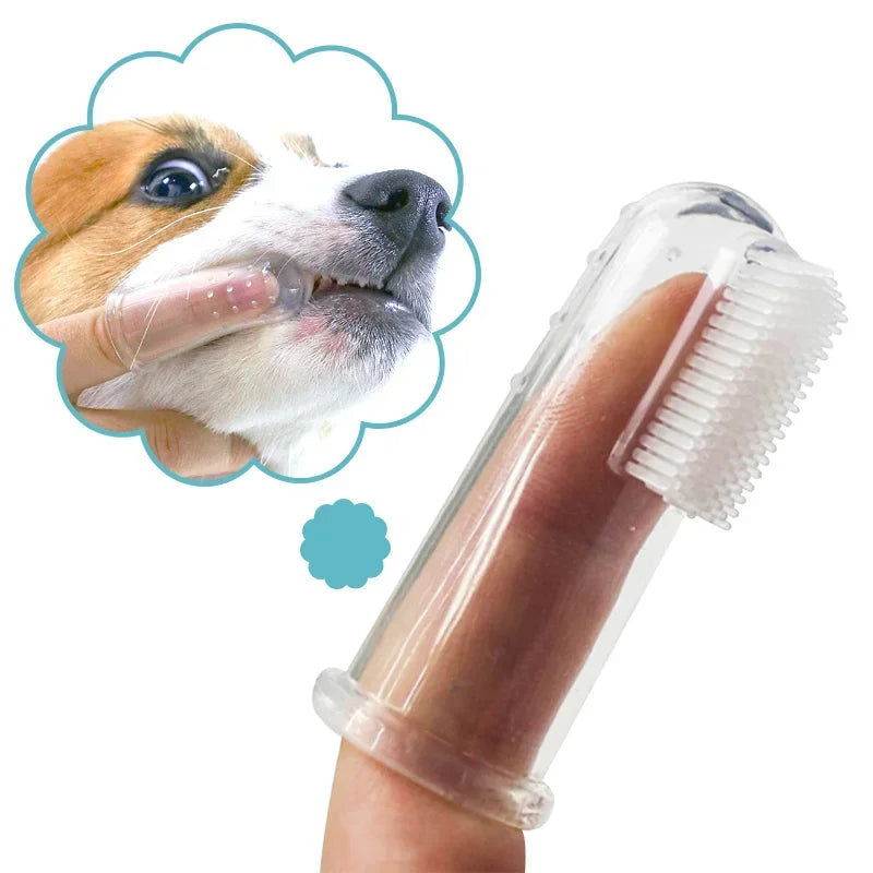 Pawfectly Super-Soft Finger Toothbrush for Dogs & Cats 🐾🦷
