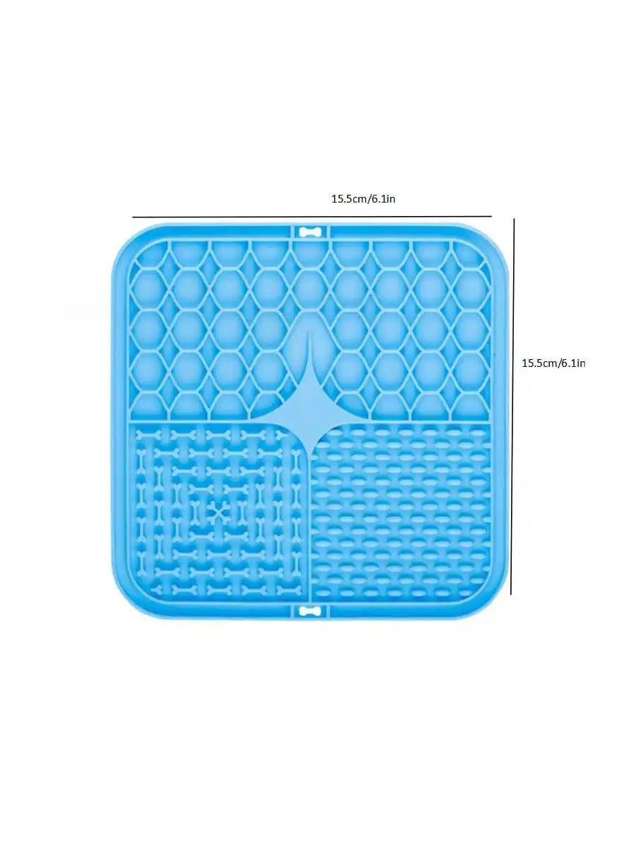 Pawfectly Slow-Lick Silicone Feeding Plate with Suction Base 🐾🍽️