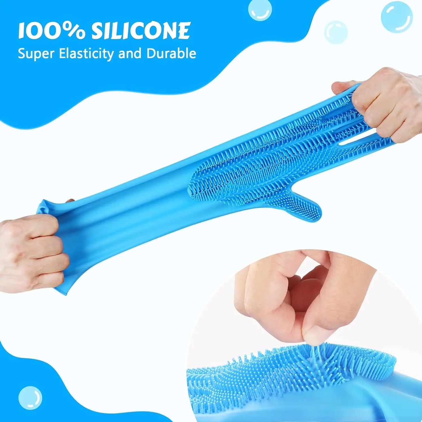Pawfectly Super-Soft Silicone Grooming Gloves for Cats & Dogs 🐾🧤