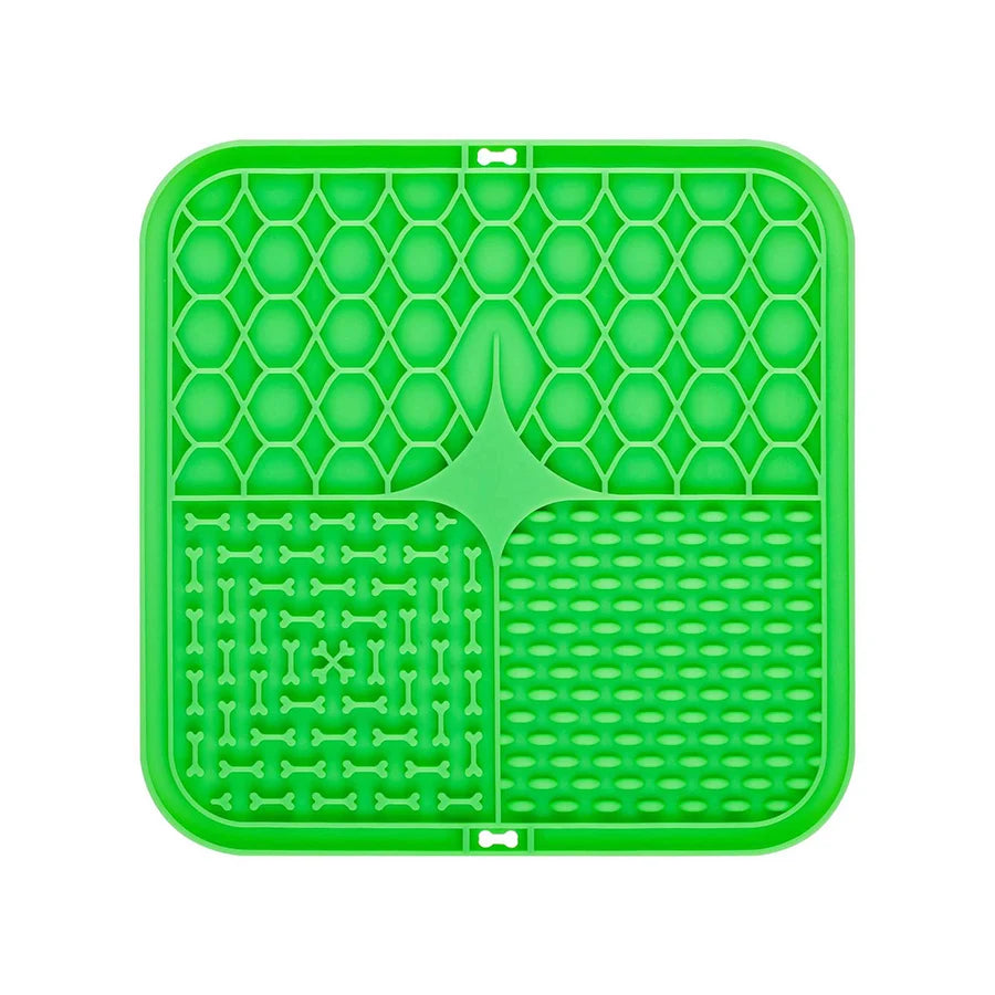 Pawfectly Slow-Lick Silicone Feeding Plate with Suction Base 🐾🍽️