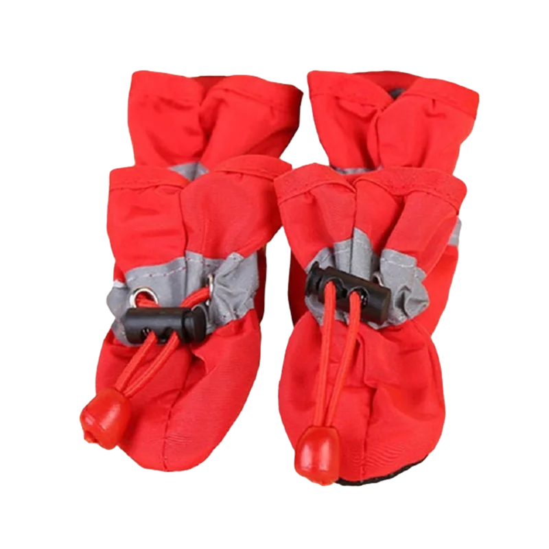 Pawfectly Waterproof Pet Boots — 4-Pack Anti-Slip Rain Shoes for Dogs & Cats 🐾☔