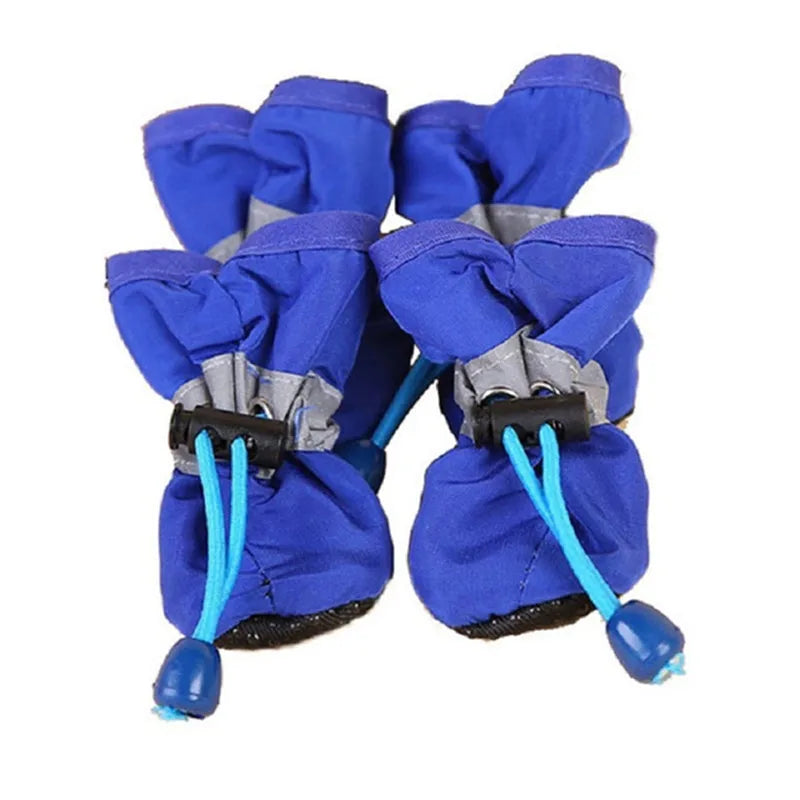 Pawfectly Waterproof Pet Boots — 4-Pack Anti-Slip Rain Shoes for Dogs & Cats 🐾☔