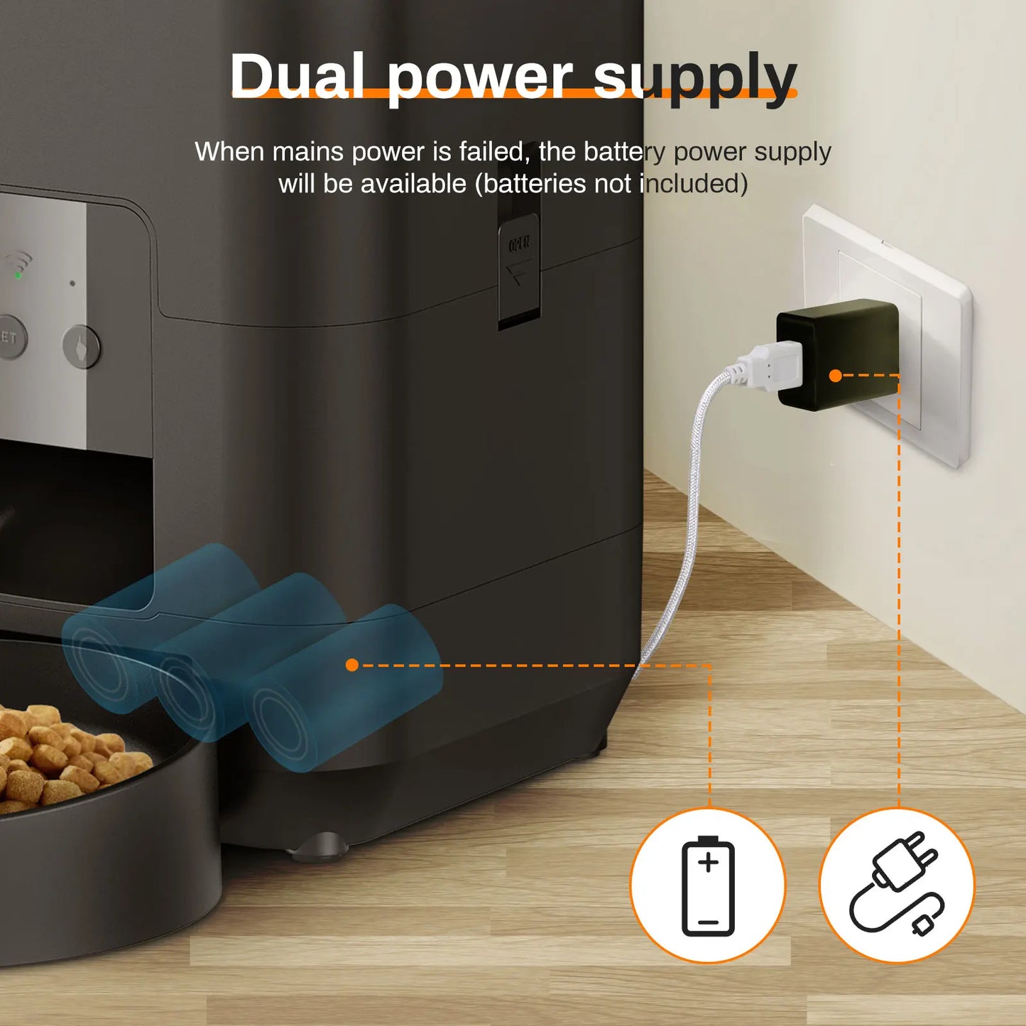 Pawfectly Smart Pet Feeder — Automatic, Timed & Precise Feeding for Cats & Dogs 🐾⏲️