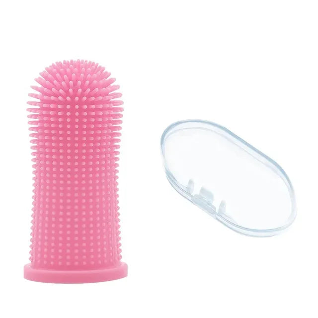 Pawfectly Super-Soft Silicone Finger Toothbrush for Cats & Small Dogs 🐾🦷