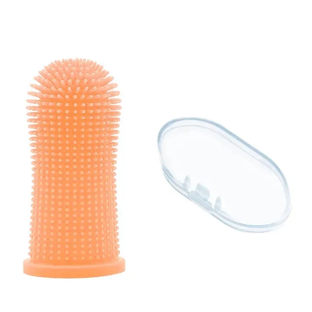 Pawfectly Super-Soft Silicone Finger Toothbrush for Cats & Small Dogs 🐾🦷