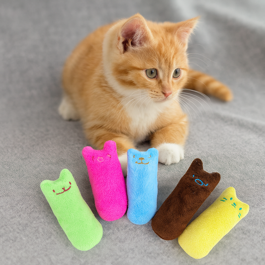 Pawfectly Teeth-Grinding Catnip Plush Toy for Cats & Dogs 🐾🐭