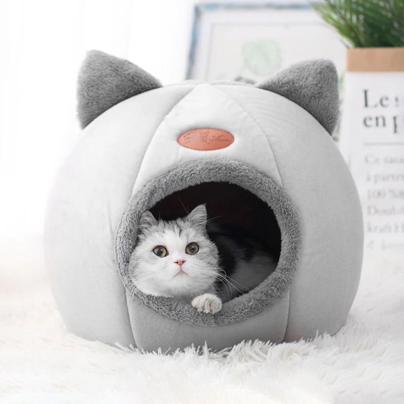 Pawfectly Deep Sleep Comfort Cat Cave Bed 🐾🛌