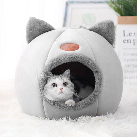 Pawfectly Deep Sleep Comfort Cat Cave Bed 🐾🛌
