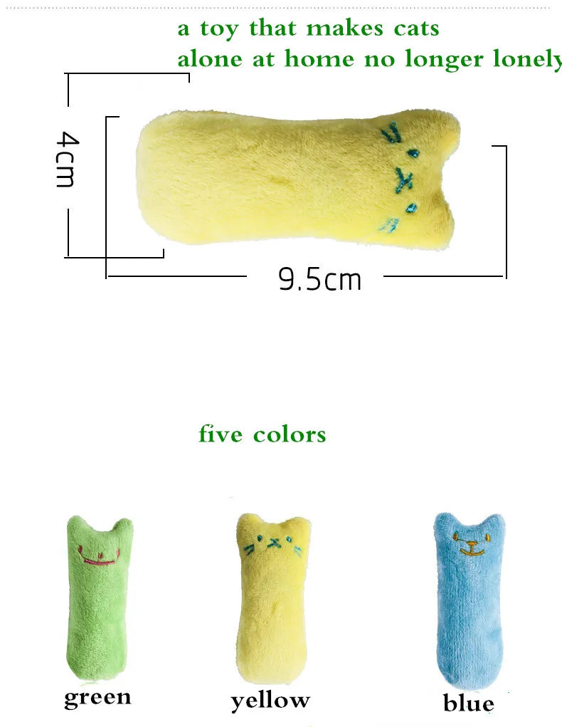 Pawfectly Teeth-Grinding Catnip Plush Toy for Cats & Dogs 🐾🐭