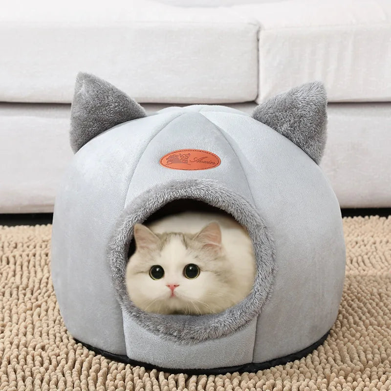 Pawfectly Deep Sleep Comfort Cat Cave Bed 🐾🛌