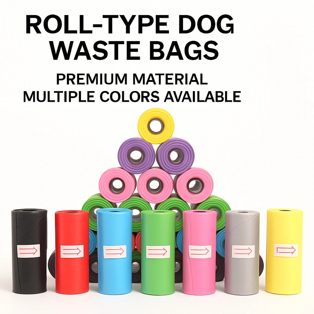Pawfectly Outdoor Poop Bag Rolls — Handy, Eco-Friendly Waste Solution 🐾💼