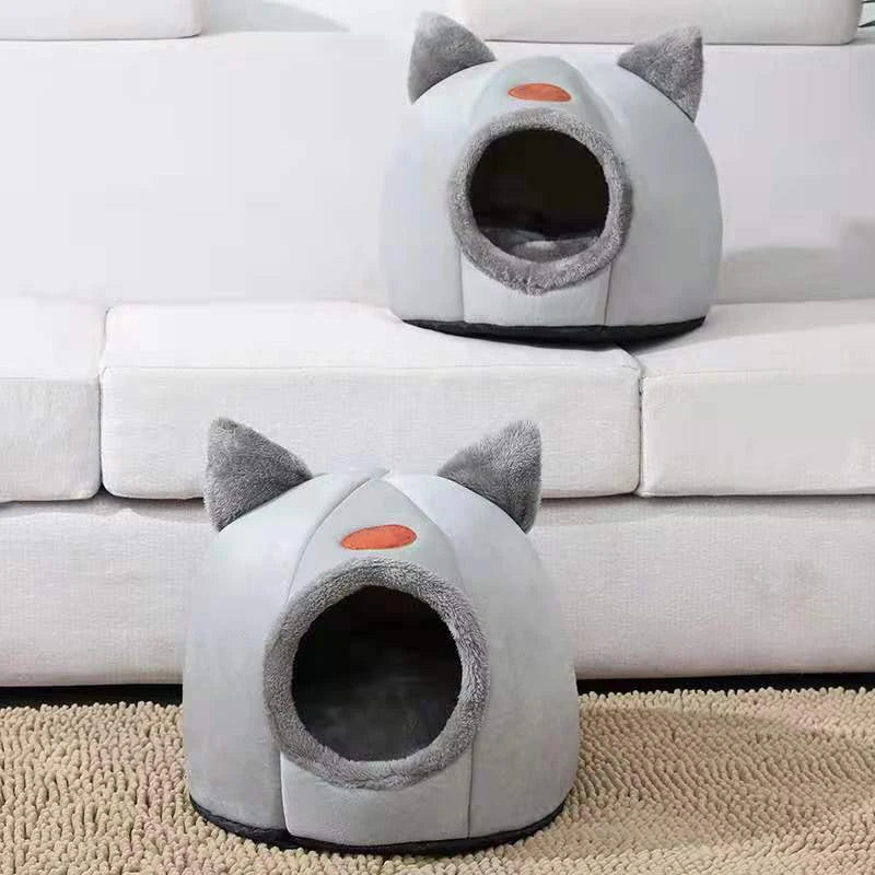 Pawfectly Deep Sleep Comfort Cat Cave Bed 🐾🛌