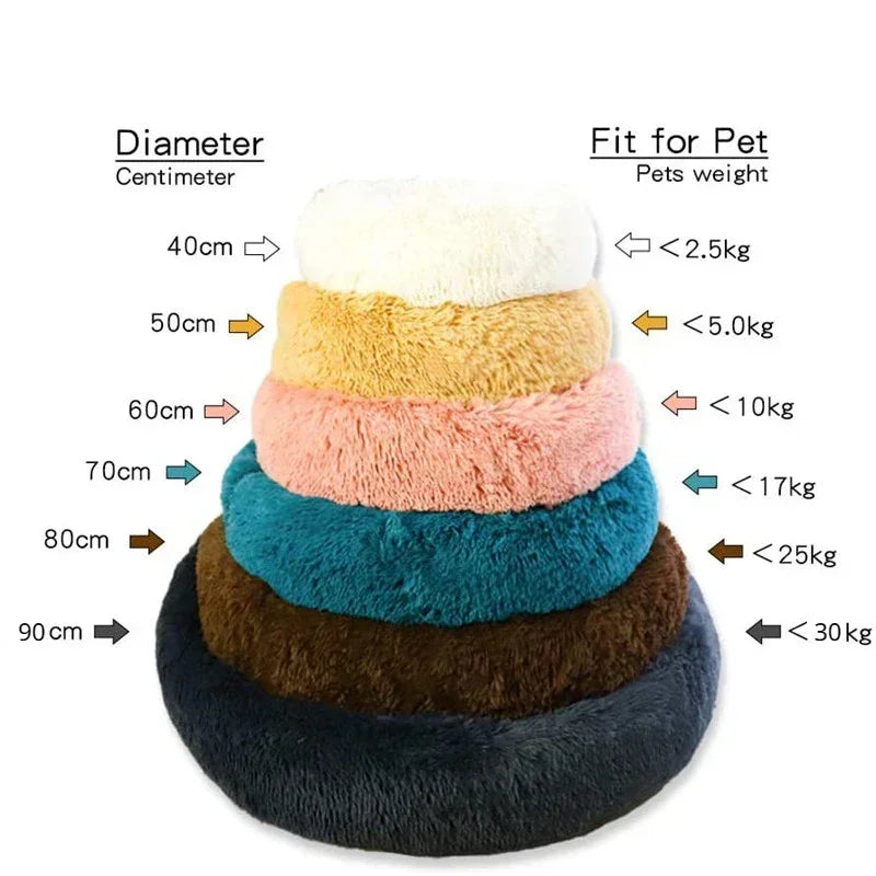 Pawfectly Super-Soft Plush Donut Bed for Cats & Small Dogs 🐾🛌
