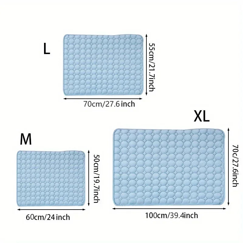 Pawfectly Ice-Silk Cooling Nest Mat for Cats & Dogs 🐾❄️