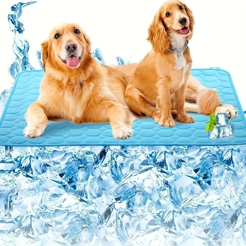 Pawfectly Ice-Silk Cooling Nest Mat for Cats & Dogs 🐾❄️