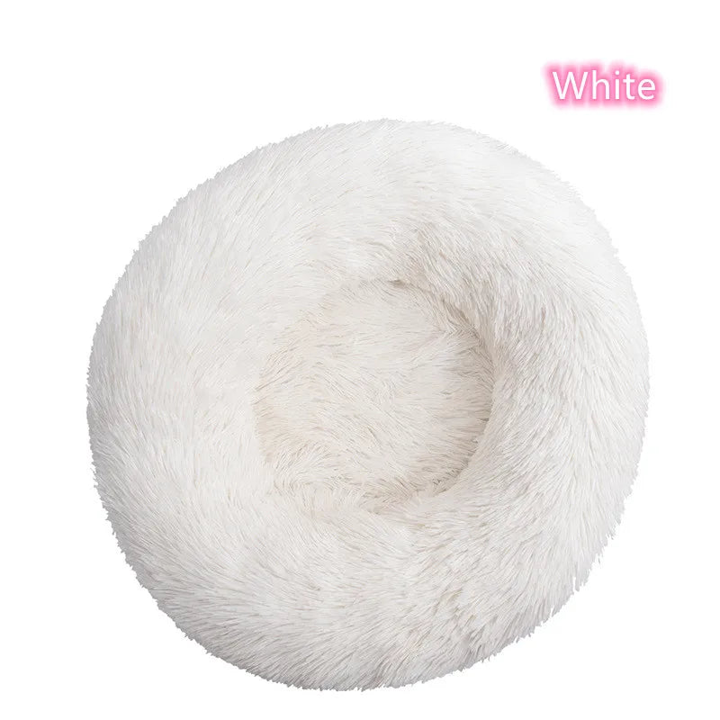 Pawfectly Super-Soft Plush Donut Bed for Cats & Small Dogs 🐾🛌