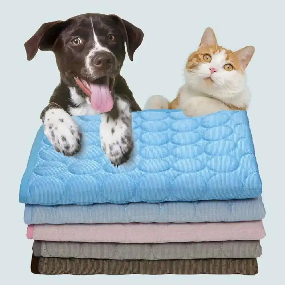Pawfectly Ice-Silk Cooling Mat for Dogs & Cats 🐾❄️