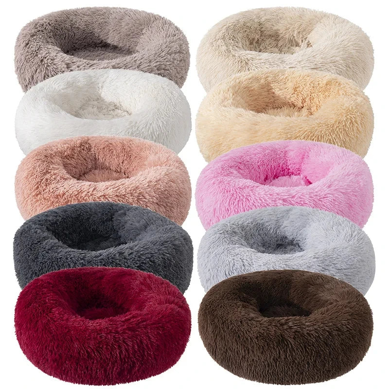 Pawfectly Super-Soft Plush Donut Bed for Cats & Small Dogs 🐾🛌