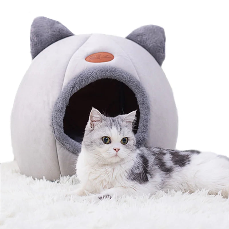 Pawfectly Deep Sleep Comfort Cat Cave Bed 🐾🛌