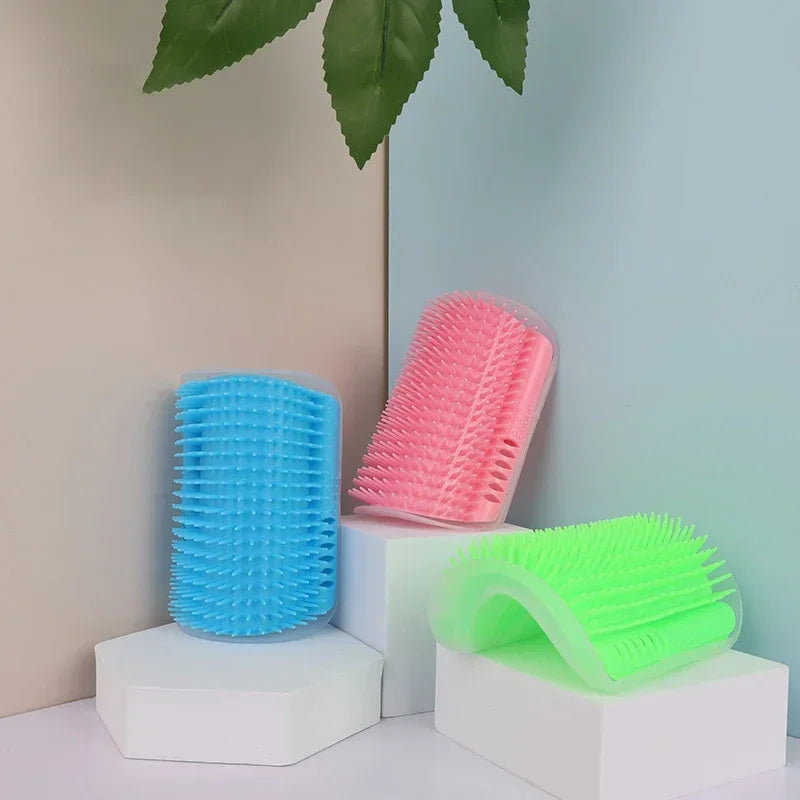 Pawfectly Wall Corner Self-Groomer with Catnip for Cats 🐾🛁