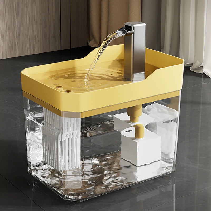 Pawfectly Transparent Plug-In Automatic Water Dispenser — Circulating Hydration Elegance 🐾💧