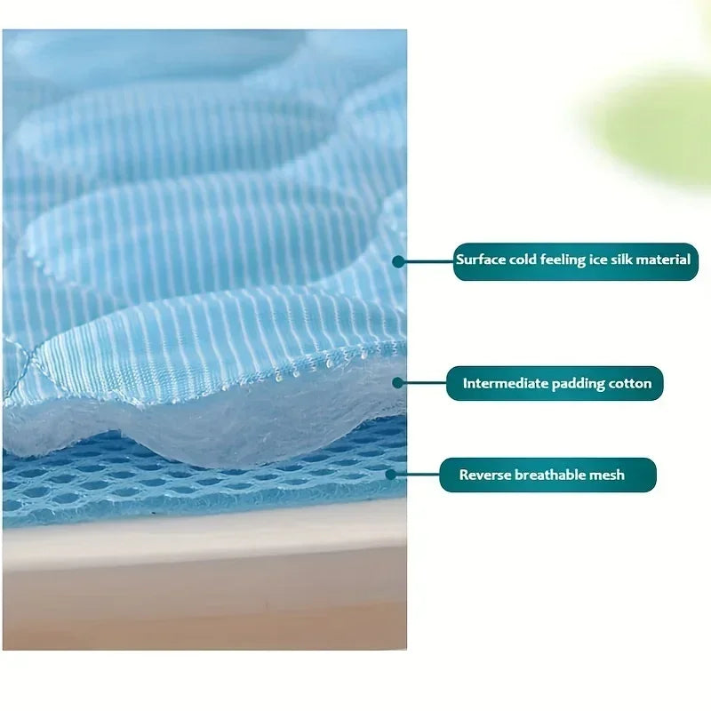 Pawfectly Ice-Silk Cooling Nest Mat for Cats & Dogs 🐾❄️