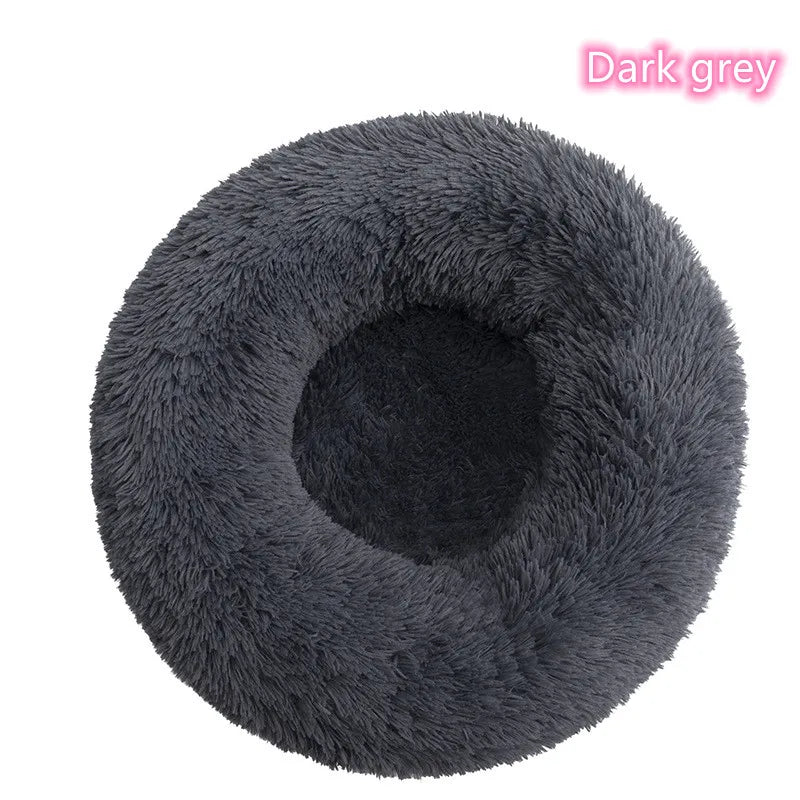 Pawfectly Super-Soft Plush Donut Bed for Cats & Small Dogs 🐾🛌