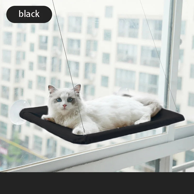 Pawfectly Aerial Cat Hammock — Sunny Window Nest for Cats & Kittens 🐾☀️