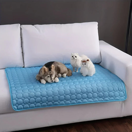 Pawfectly Ice-Silk Cooling Nest Mat for Cats & Dogs 🐾❄️