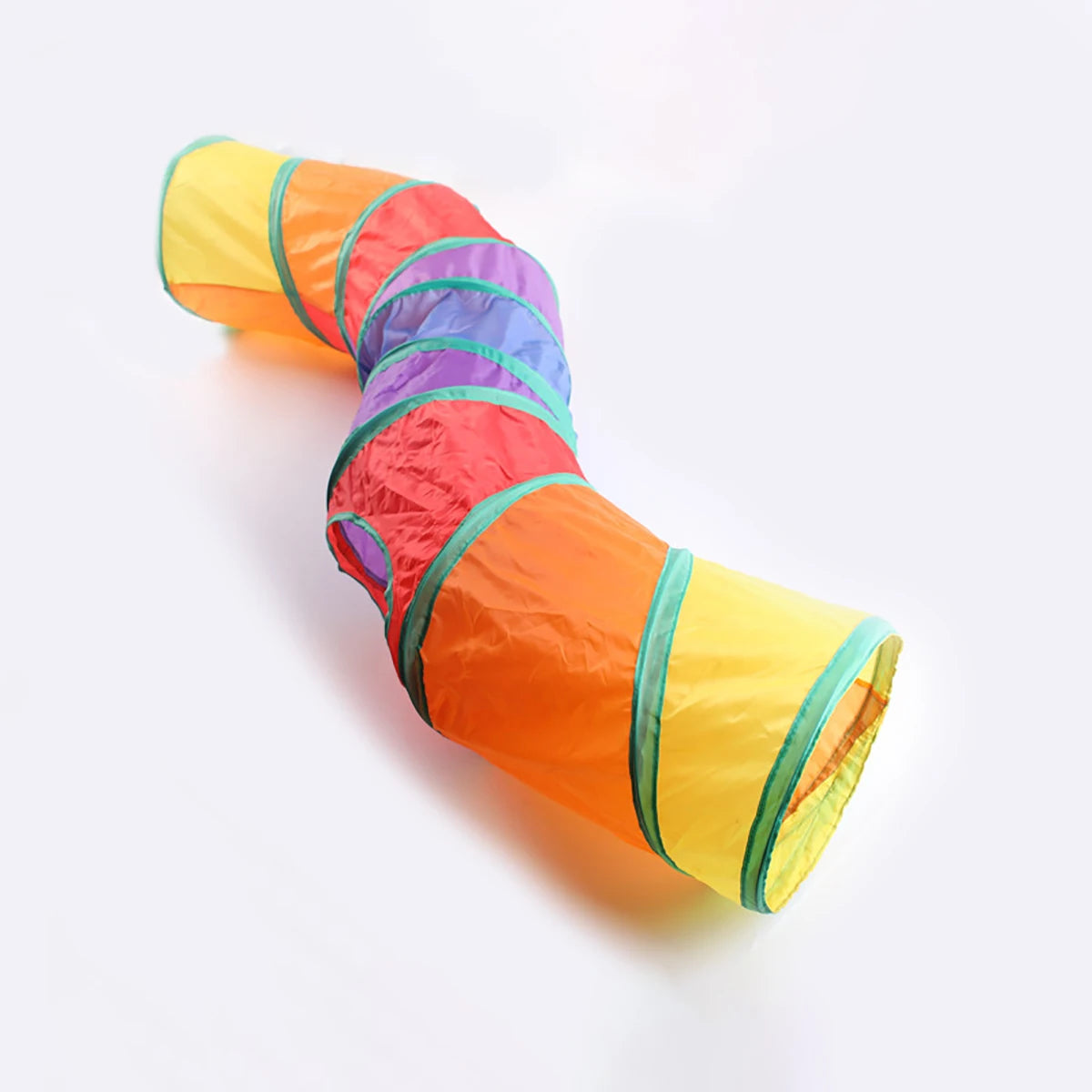 Pawfectly Collapsible Cat Tunnel Toy for Kitty & Puppy Play 🐾🏰