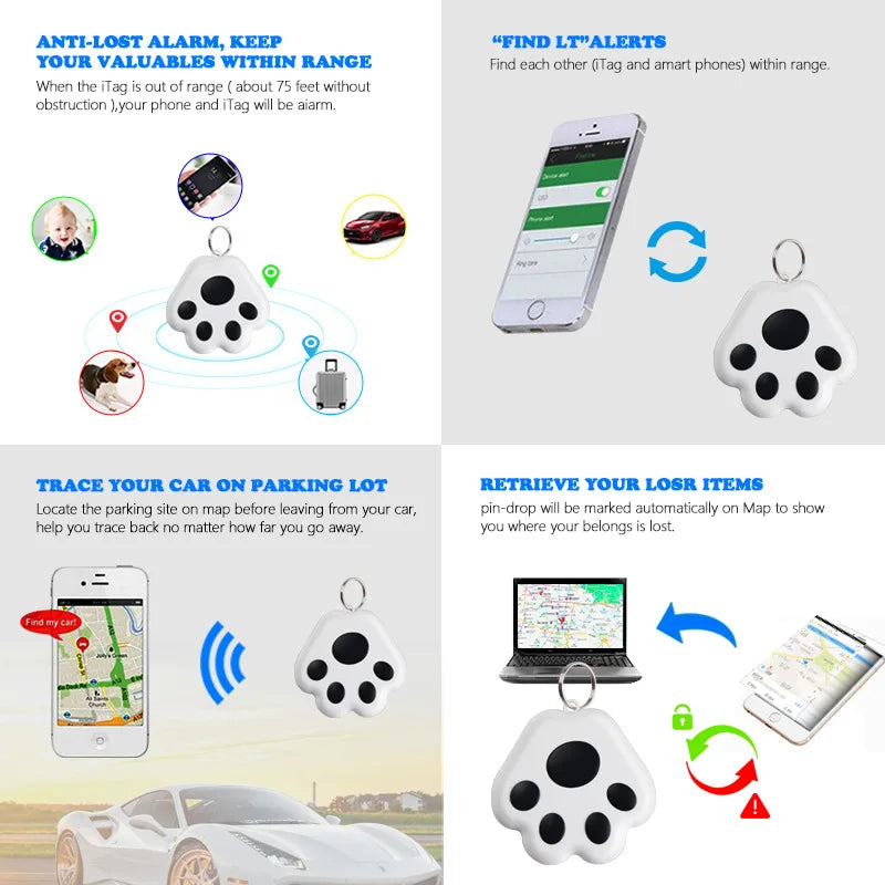 Pawfectly Bluetooth Two-Way Anti-Loss Tracker for Pets, Children & Valuables 🐾📱