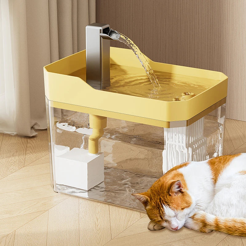 Pawfectly Transparent Plug-In Automatic Water Dispenser — Circulating Hydration Elegance 🐾💧