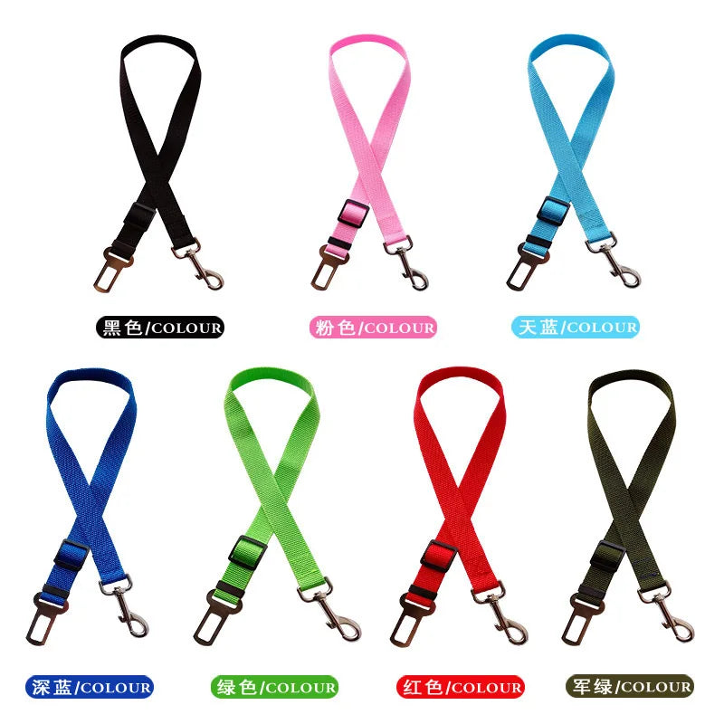 Pawfectly Adjustable Seat Belt Dog & Cat Harness – Secure Travel Companion 🐾🚗