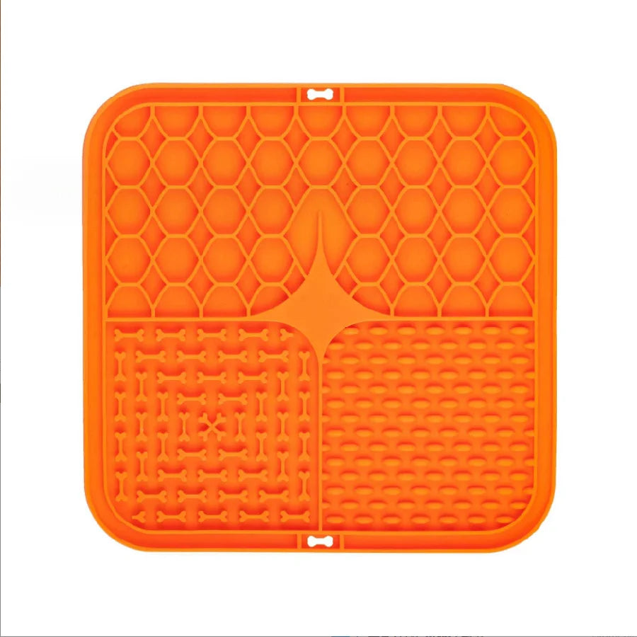 Pawfectly Slow-Lick Silicone Feeding Plate with Suction Base 🐾🍽️