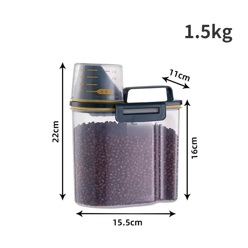 Pawfectly Moisture-Proof Pet Food Storage Pail with Measuring Cup 🐾🥣