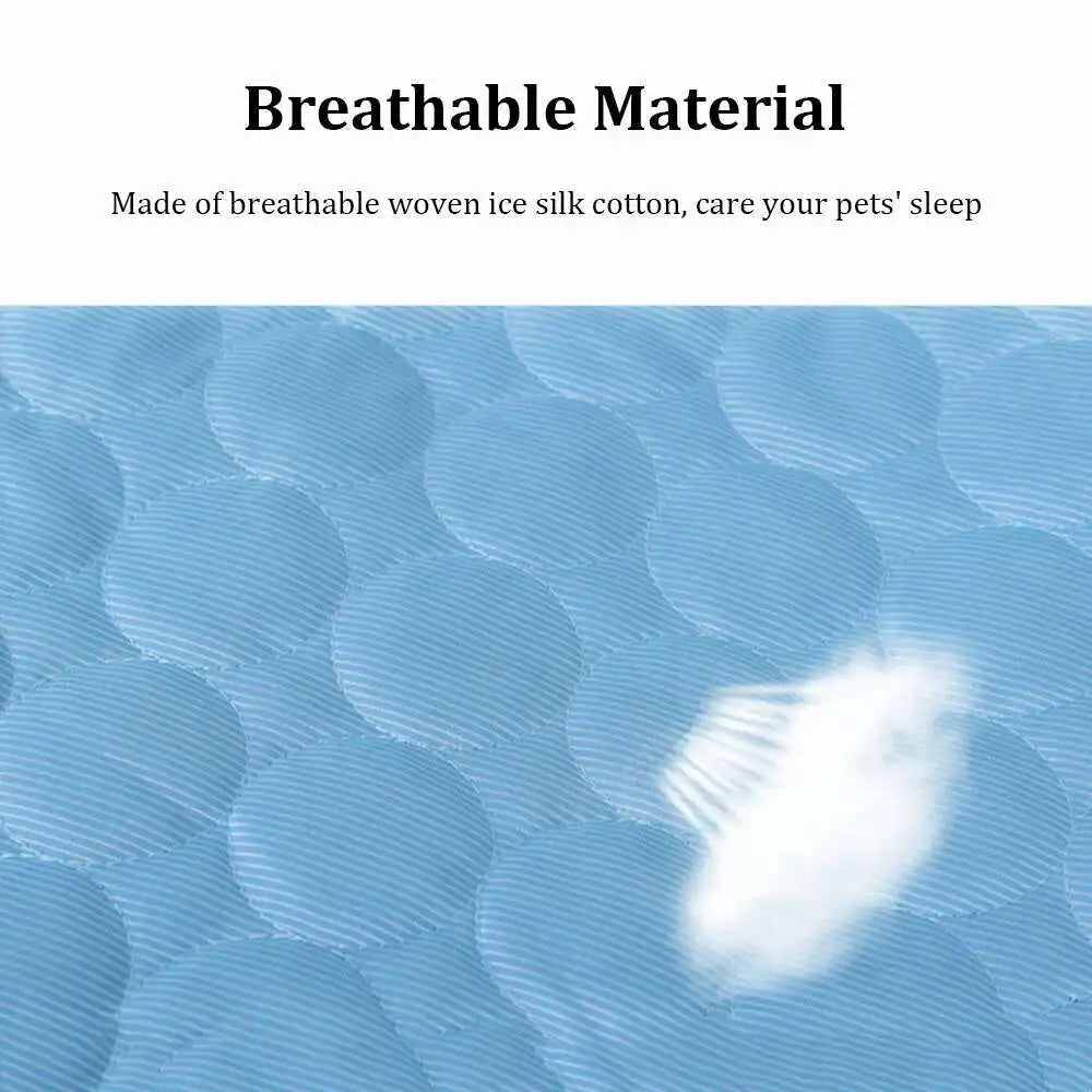 Pawfectly Ice-Silk Cooling Mat for Dogs & Cats 🐾❄️
