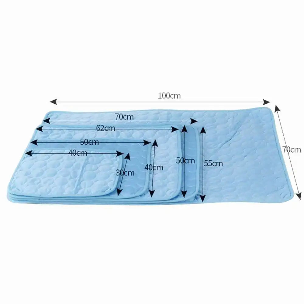Pawfectly Ice-Silk Cooling Mat for Dogs & Cats 🐾❄️