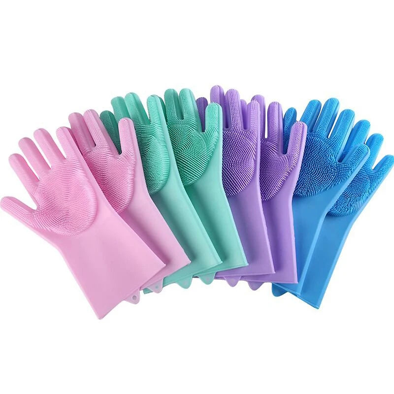 Pawfectly Super-Soft Silicone Grooming Gloves for Cats & Dogs 🐾🧤