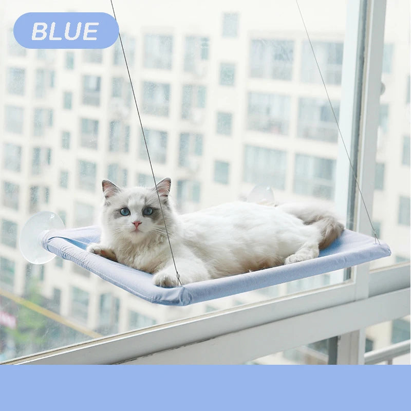 Pawfectly Aerial Cat Hammock — Sunny Window Nest for Cats & Kittens 🐾☀️