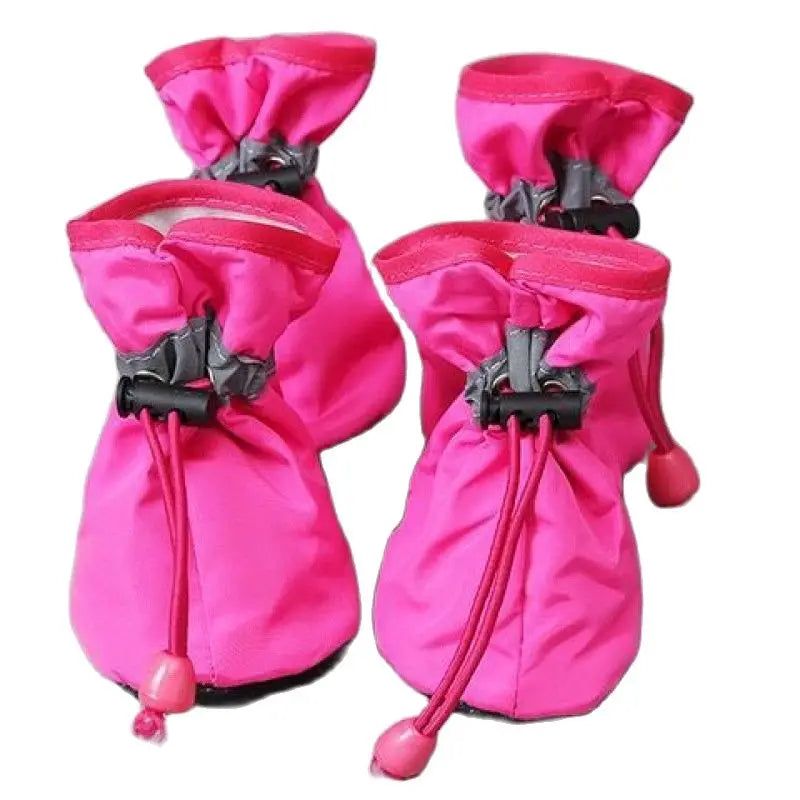 Pawfectly Waterproof Pet Boots — 4-Pack Anti-Slip Rain Shoes for Dogs & Cats 🐾☔