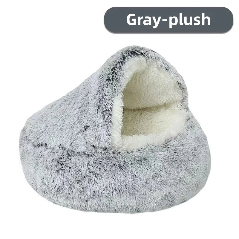 Pawfectly Autumn & Winter Plush Nest Bed 🐾❄️