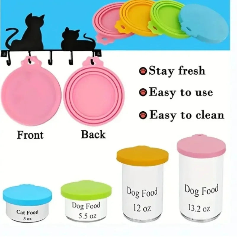 Pawfectly Reusable Silicone Can Lid – Keeps Pet Food Fresh & Fresh-Flowing 🐾🥫