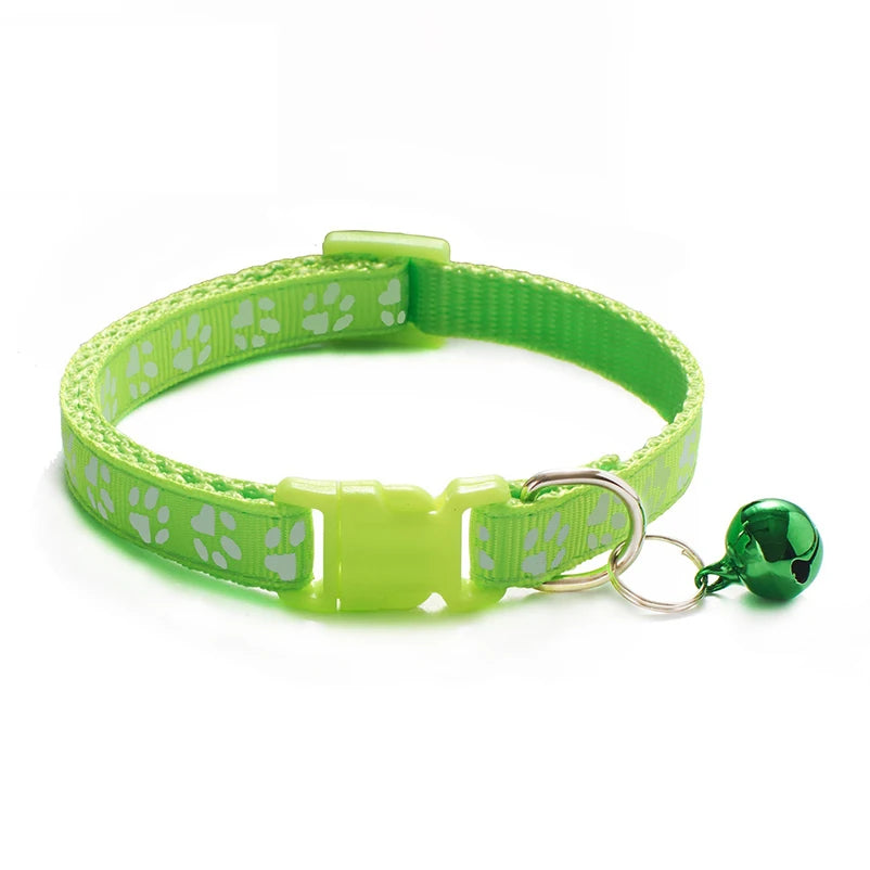 Pawfectly “Jingle &amp; Paws” Cat & Dog Collar with Bell – Multi-Colour Rope Design 🐾🔔