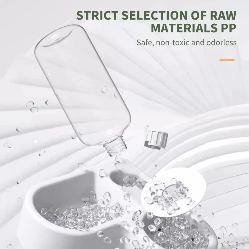 Pawfectly Automatic Moisture-Proof Pet Bowl — Dual-Use for Food & Water 🐾💦